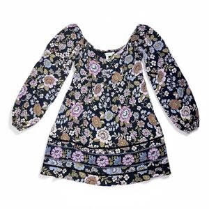 Saltwater Luxe Smocked Mini Dress Floral